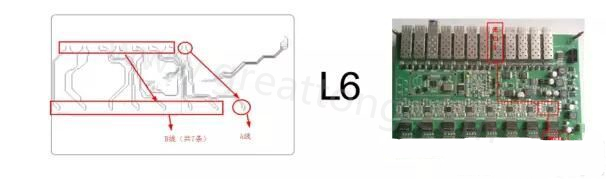 根據(jù)客戶端提供的信息，確認(rèn)為L(zhǎng)6層光口8與芯片8之間的兩條差分阻抗線調(diào)試不通-深圳宏力捷