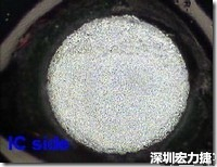 紅墨水染紅測(cè)試分析-IC面，允收