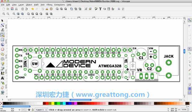 既然你有一個以電路板為背景的清晰影像了，使用向量工具將要絲印的圖像畫在上面吧，下面有一個例子。