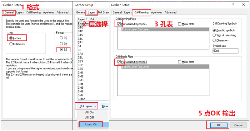 輸出Gerber部分，F(xiàn)ile下選擇 Gerber Files
